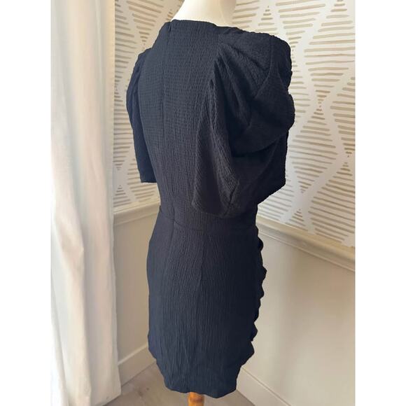 C/MEO Collective Women’s Medium Black Soaked Short Sleeve Mini Dress - Picture 8 of 10